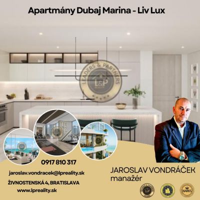 Apartmány Dubaj Marina - Liv Lux - 1