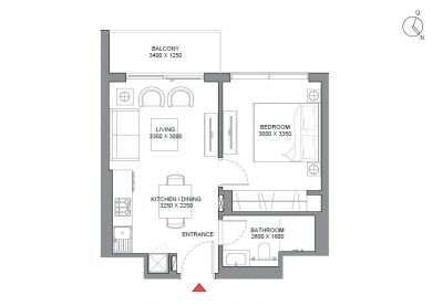 Apartmány Dubaj, 330 Riverside Crescent - Sobha Hartland II - 9