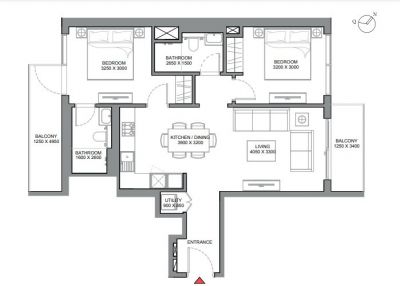 Apartmány Dubaj, 330 Riverside Crescent - Sobha Hartland II - 12