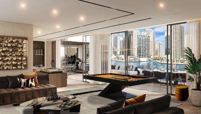 LIV WATERSIDE DUBAI MARINA Rezort, Dubaj - 15