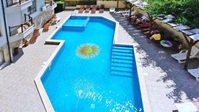 Apartmán 2+kk s terasou a bazénom Byala-Varna, Bulharsko - 14