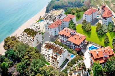 Apartmán 2+kk s terasou a bazénom Byala-Varna, Bulharsko - 16