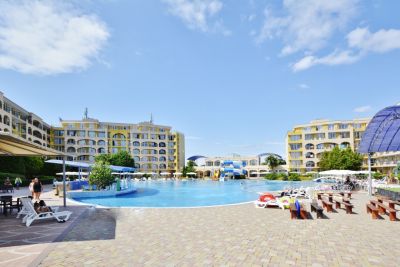 Apartmán 1+kk s terasou a bazénom Aheloy-Bulharsko - 12