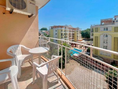 Apartmán 2+kk s balkónom a bazénom Slnečné Pobrežie, Bulharsko - 7
