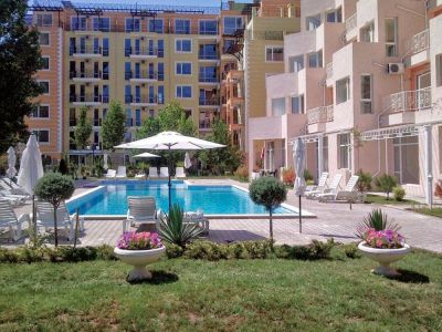 Apartmán 2+kk s balkónom a bazénom Slnečné Pobrežie, Bulharsko - 1