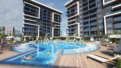 Nové byty na predaj v Turecku - centrum mesta Alanya APM