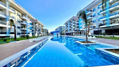 Apartmán v komplexe s mnohými aktivitami Alanya Kestel - dobrá cena  APM