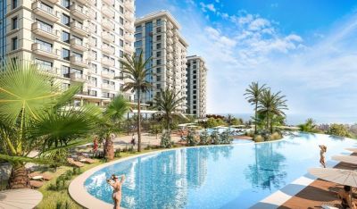 Lacné luxusné apartmány v pokojnej lokalite, Alanya - Mahmutlar Turecko APM