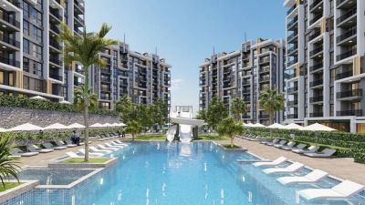 Apartmány v luxusnom komplexe s aktivitami pre skvelú rodinnú dovolenku v Turecku APM