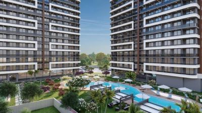 Nové apartmány v Mersin Tömük, pešia vzdialenosť od mora APM