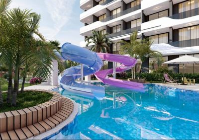 Štýlovo moderné apartmány sa nachádzajú v Erdemli, Mersin APM