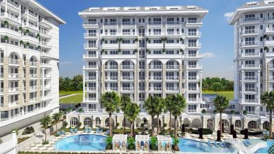 Nové byty v centre mesta Alanya na predaj, pláž Kleopatra  APM - 2