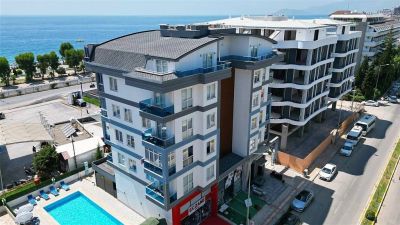 Apartmán v prvej línii s výhľadom na more v Alanyi – Kargıcak APM