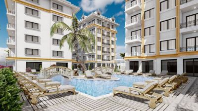 Byty v centre mesta Alanya - vynikajúca poloha a dobrá cena  APM