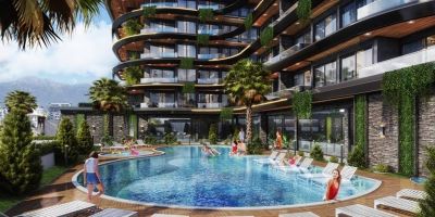 Nové moderné byty len 200 m od pláže Alanya - Kestel APM