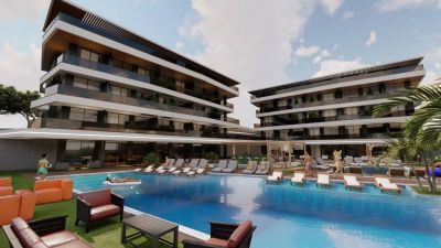 Luxusné byty vo výstavbe v prostredí prírody, časť Alanya - Konakli APM