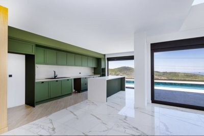 Luxusná vila s úchvatným výhľadom na more v Alanyi - Kargıcak APM - 2