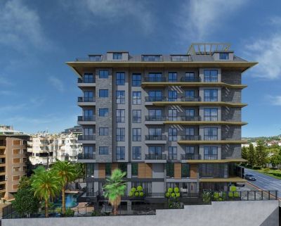 Nový rezidenčný projekt v centre Alanye, 150 metrov od pláže APM - 1