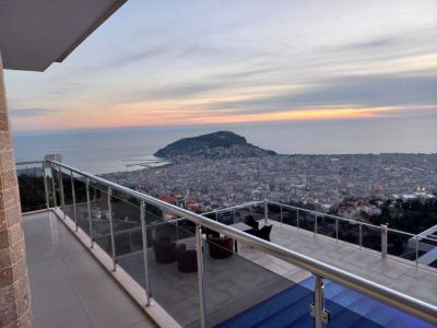 Moderná 5-izbová vila Alanya na predaj s vlastným bazénom - Alanya Bektaş APM - 13
