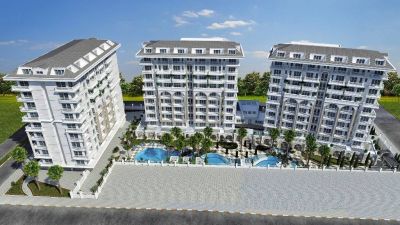Nové byty v centre mesta Alanya na predaj, pláž Kleopatra APM - 6