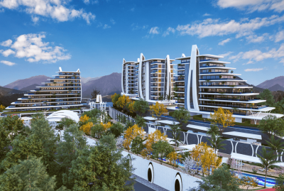 Nový luxusný rezidenčný komplex pri mori Alanya - Kargıcak Turecko APM - 18