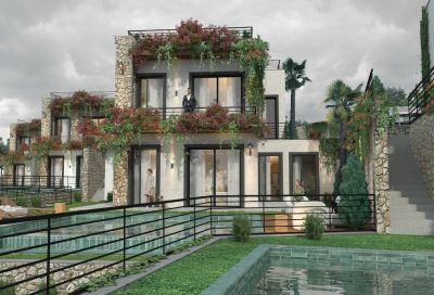 Nové vily vo výstavbe v pokojnej lokalite v Muğla - Bodrum APM - 22