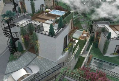 Nové vily vo výstavbe v pokojnej lokalite v Muğla - Bodrum APM - 23