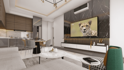 Nové rekreačné apartmány na predaj v Turecku, časť Alanya Oba  APM - 5