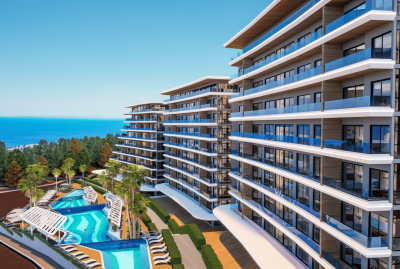 Ponúkame na predaj byty v luxusnom komplexe Turecko  Alanya Kargıcak  APM