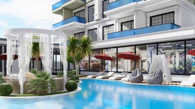 Nové moderné byty vo výstavbe na predaj, Alanya - Kargıcak APM - 17