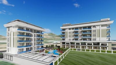 Nové moderné byty vo výstavbe na predaj, Alanya - Kargıcak APM - 11