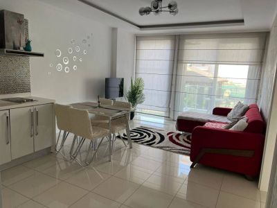 Zariadený apartmán s výhľadom na more Alanya - Kestel APM - 3