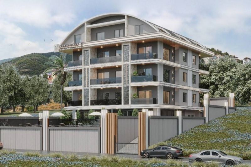 Novostavba apartmánov na predaj v centre Alanye, 900 m pláž Kleopatra APM - 10