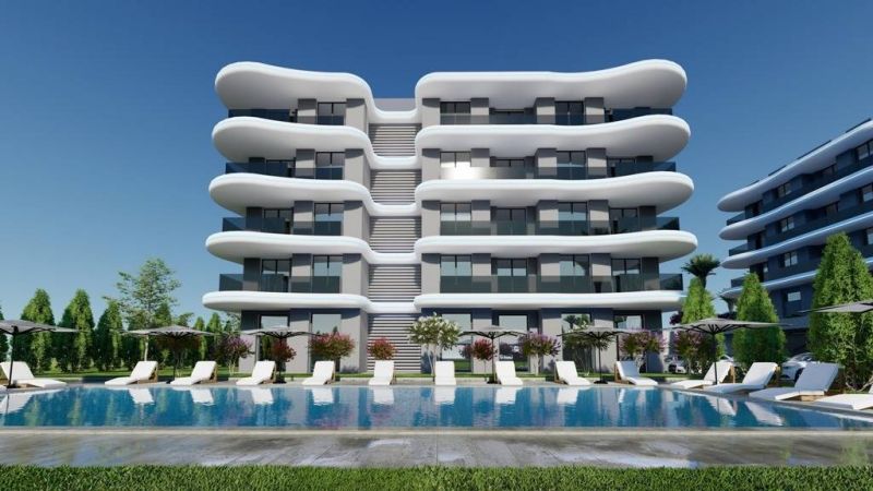 Prvotriedny luxusný rezidenčný komplex s výhľadom na more v Alanyi - Okurcalar APM - 12