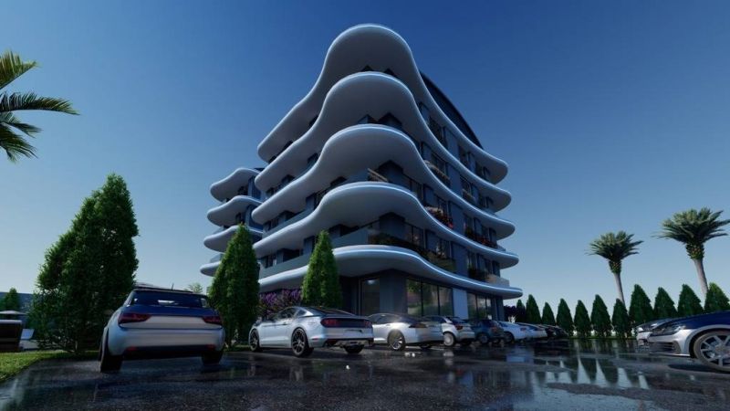 Prvotriedny luxusný rezidenčný komplex s výhľadom na more v Alanyi - Okurcalar APM - 14