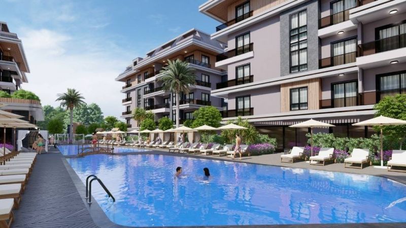 Turecko - nové byty vo výstavbe Alanya - Oba APM - 1