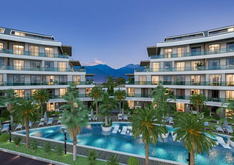 Nové moderné byty na predaj v Turecku , časť Oba Alanya APM - 1