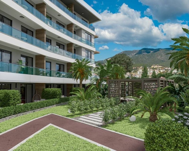 Nové moderné byty na predaj v Turecku , časť Oba Alanya  APM - 5