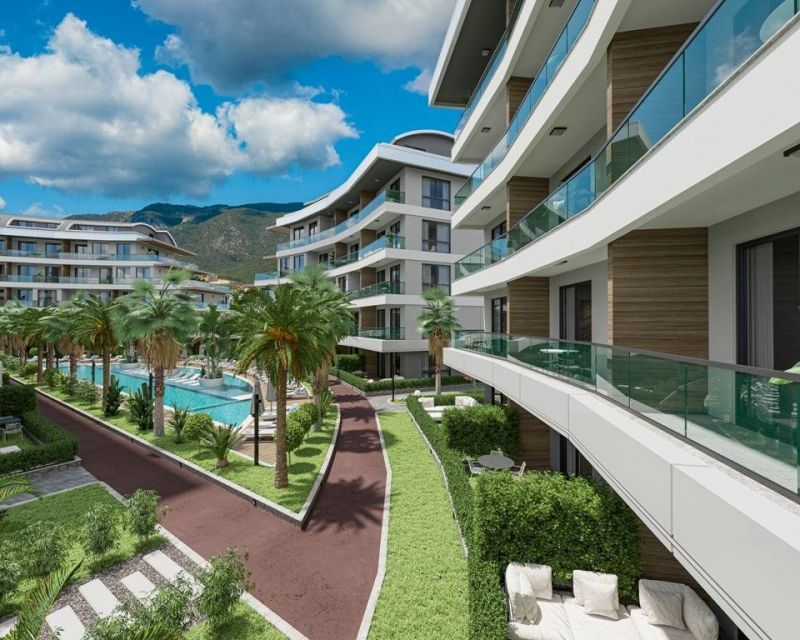 Nové moderné byty na predaj v Turecku , časť Oba Alanya  APM - 7