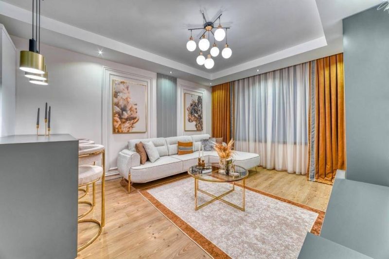 Zariadený byt s výhľadom na Dimçay Kestel Alanya APM - 2