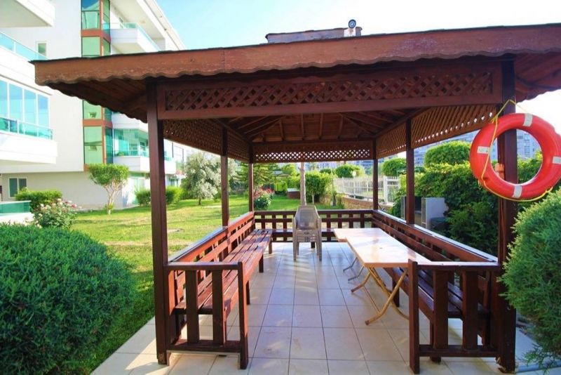 Zariadený byt s výhľadom na Dimçay Kestel Alanya APM - 13