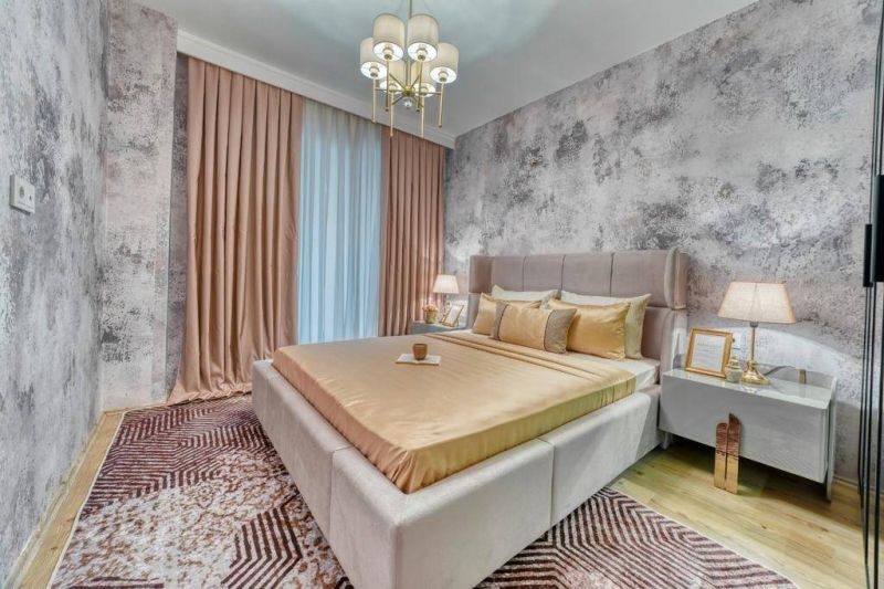 Zariadený byt s výhľadom na Dimçay Kestel Alanya APM - 18