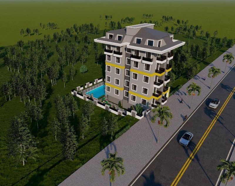 Novopostavené byty za nízku cenu v Turecku Alanya - Avsallar APM - 7