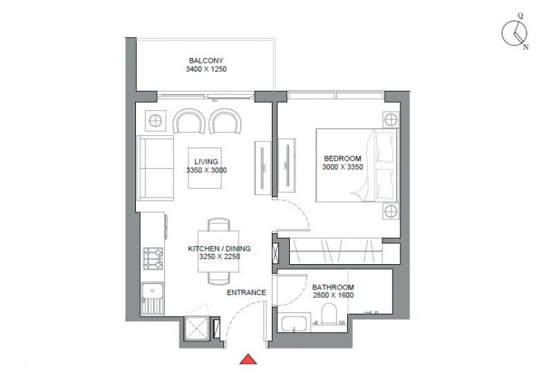 Apartmány Dubaj, 330 Riverside Crescent - Sobha Hartland II - 9