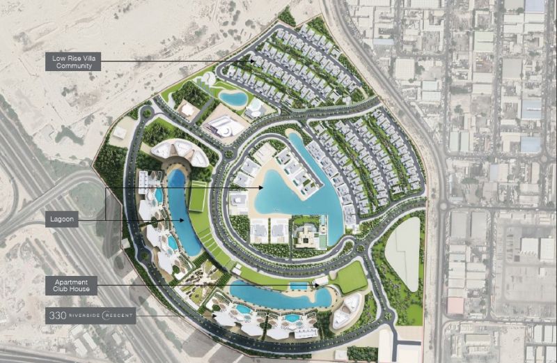 Apartmány Dubaj, 330 Riverside Crescent - Sobha Hartland II - 7