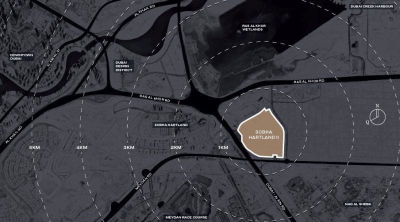 Apartmány Dubaj, 330 Riverside Crescent - Sobha Hartland II - 8