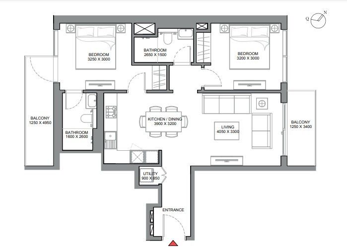 Apartmány Dubaj, 330 Riverside Crescent - Sobha Hartland II - 12