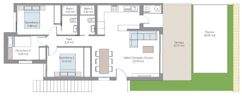 Apartmány Mirador Hills Resort, Finestrat, Španielsko - 17