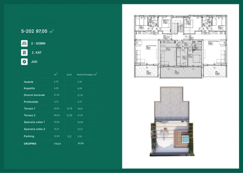 ZADAR - PRIVLAKA, apartman s očarujúcim výhľadom na more - 16