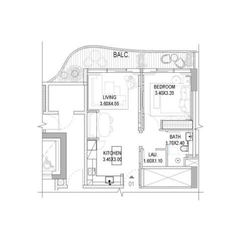 Prémiové apartmány The Pier Residence by LMD, Maritime City, Dubaj - 16